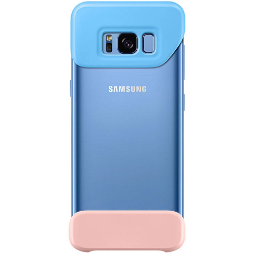 Чехол для Samsung Galaxy S8 SM-G950 2Piece Cover голубой/персиковый