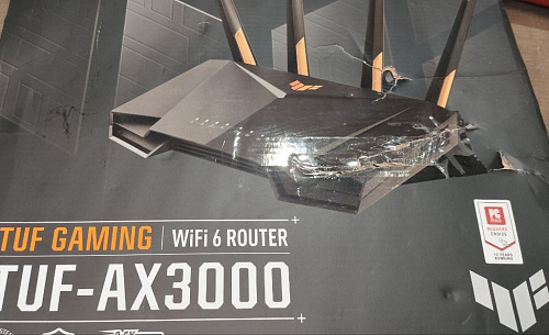 Беспроводной маршрутизатор ASUS TUF-AX3000 802.11 a/b/g/n/ac/ax 2,4 ГГц и 5ГГц USB 3.2 УЦЕНКА