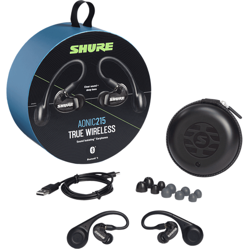 Bluetooth гарнитура Shure SE215-K-TW1-EFS Black