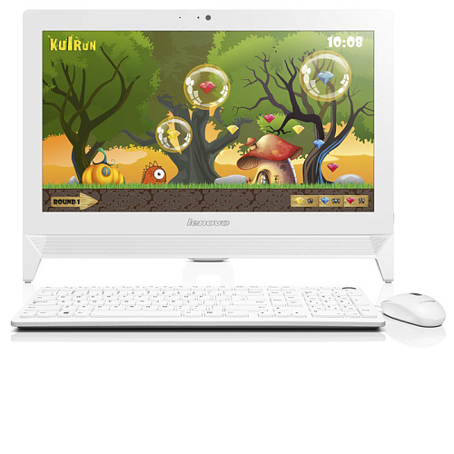 Моноблок Lenovo IdeaCentre C20-00 19.5" N3700/4Gb/500Gb/DOS/kb+m/white