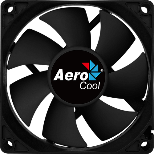 Вентилятор 80x80 Aerocool Force 8 Black Ret
