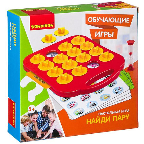 Обучающая игра Bondibon "Найди пару" ВВ2411