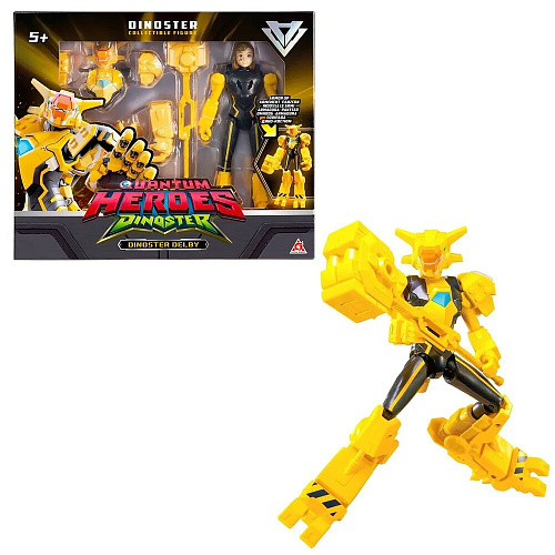 Dinoster Большая фигурка героя Диностер Делби в дино-костюме 20 см