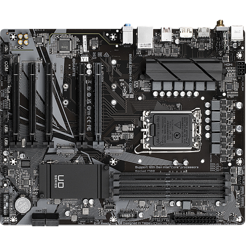 Материнская плата Gigabyte B660 DS3H AX DDR4 B660 Socket-1700 4xDDR4, 4xSATA3, RAID, 2xM.2, 1xPCI-E16x, 1xUSB3.2, 1xUSB3.2 Type C, DP, HDMI, WiFi, Glan, ATX