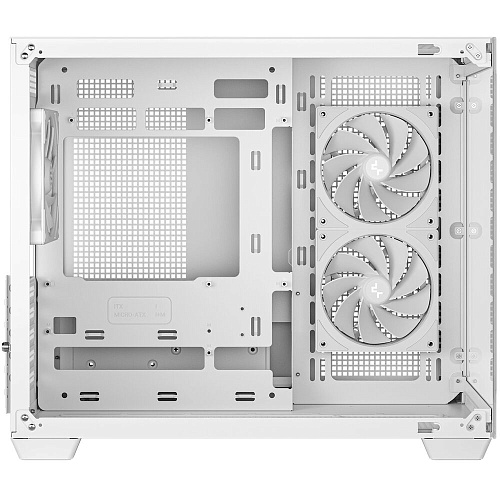Корпус MicroATX Minitower Deepcool CG330 3F WH белый