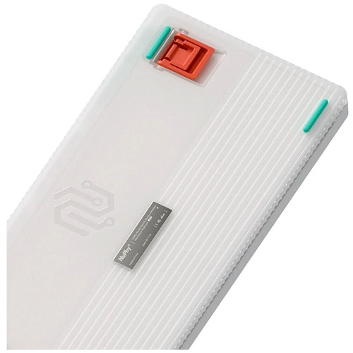 Клавиатура беспроводная Nuphy Halo75 V2 Wireless (Raspberry Switch) RGB (русская раскладка) White