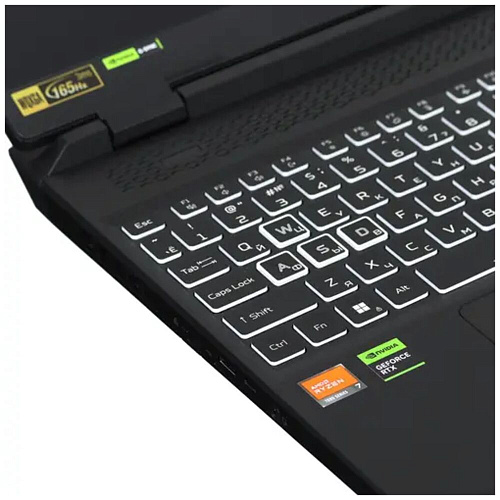 Ноутбук Acer Nitro 16 AN16-41-R142 AMD Ryzen 7 7735HS/16Gb/1Tb SSD/NV RTX4050 6Gb/16" WUXGA/DOS Black