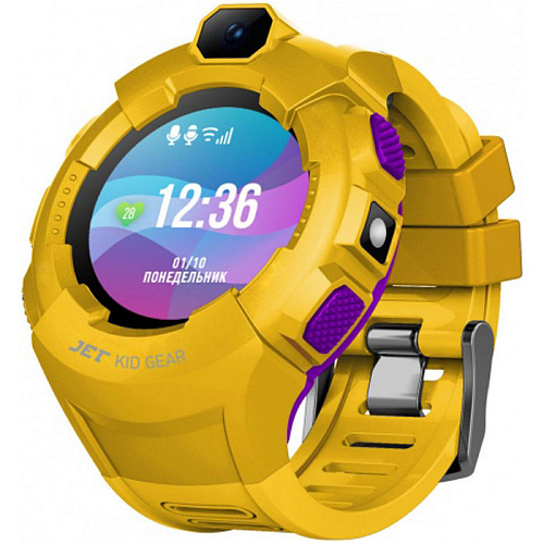 Умные часы Jet Kid GEAR Yellow+Purple