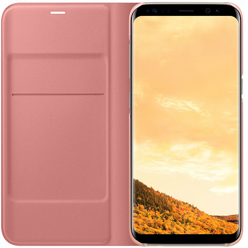 Чехол для Samsung Galaxy S8 SM-G950 LED View Cover, розовый