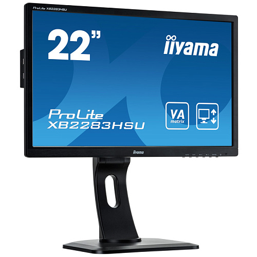 Монитор 22" Iiyama ProLite XB2283HSU-B1DP VA LED 1920x1080 5ms VGA DVI DisplayPort