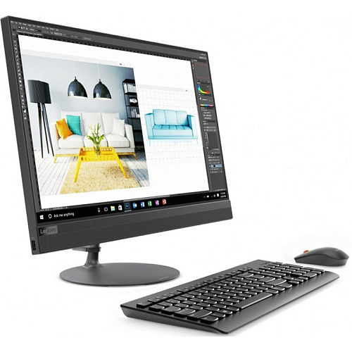 Моноблок Lenovo IdeaCentre 520-24IKU 24" FullHD Touch Core i3 7020U/4Gb/1Tb/DVD/Win10 Black
