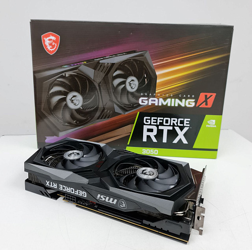 Видеокарта MSI GeForce RTX 3050 8192Mb, Gaming X 8G (RTX 3050 Gaming X 8G) 1xHDMI, 3xDP, Ret УЦЕНКА