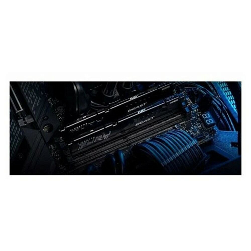 Модуль памяти DIMM 64Gb 2х32Gb DDR5 PC44800 5600MHz Kingston Fury Beast Black (KF556C40BBK2/64)