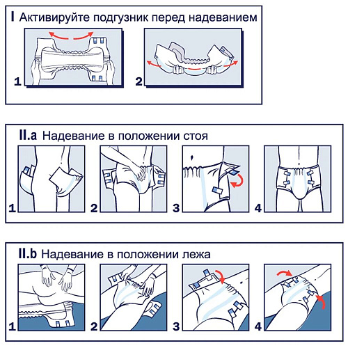 Seni Подгузники для взрослых Super Plus, 75-110 см., M (10 шт.), 6 упаковок