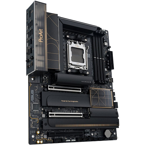 Материнская плата ASUS ProArt X870E-Creator WiFi X870E Socket AM5 4xDDR5, 4xSATA3, RAID, 4xM.2, 3xPCI-E16x, 7xUSB3.2, 3xUSB3.2 Type C, DP, HDMI, WiFi, 2xGlan, ATX