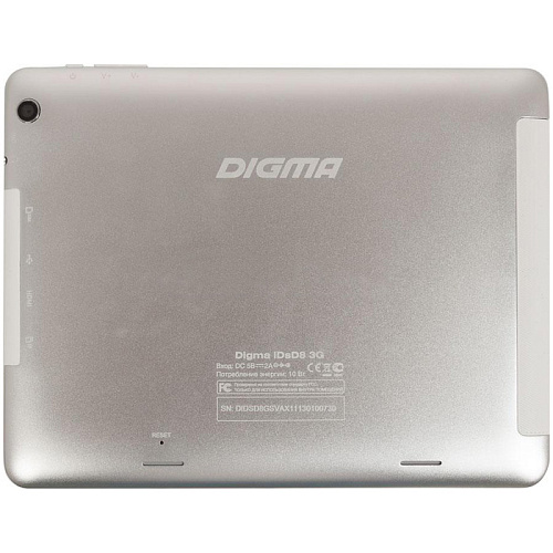Планшет Digma IDsD 8 3G Silver RockChip RK3066 1,5ГГц/1Гб/16Гб/8" 1024*768/WiFi/3G/Bluetooth/Android 4.0