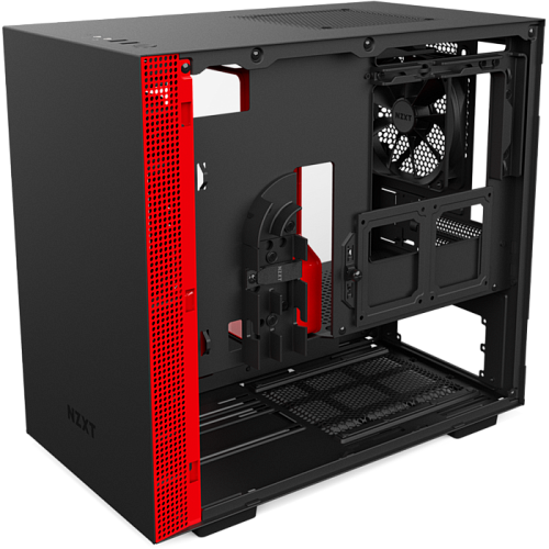 Корпус Mini-ITX Minitower NZXT H200i CA-H200W-BR Mini-ITX Black/Red