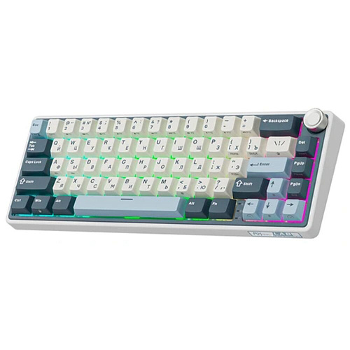 Клавиатура Royal Kludge R65 (RK Cream Switch) RGB (русская раскладка) Moon