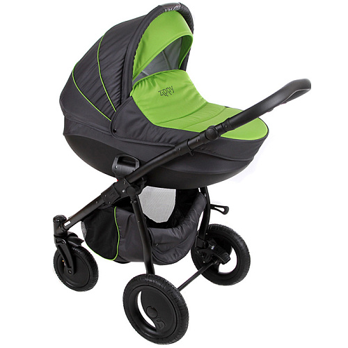 Коляска 2 в 1 Tutis Zippy Sport Plus Серый/зеленый