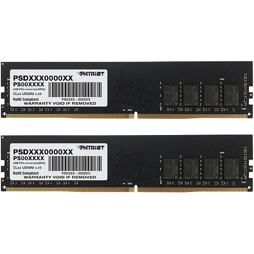 Модуль памяти DIMM 32Gb 2х16Gb DDR4 PC25600 3200MHz Patriot Memory (PSD432G3200K)