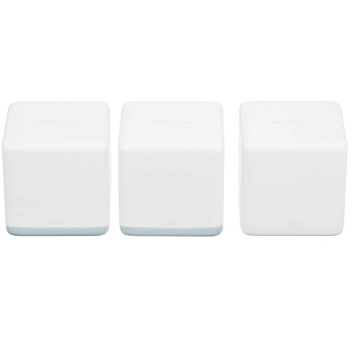 Беспроводной маршрутизатор Mercusys Halo H32G(3-pack) AC1200, Wi-Fi 5 802.11ac 1167Мбит/с, 2.4+5ГГц, 2xGLAN, 2xGWAN белый