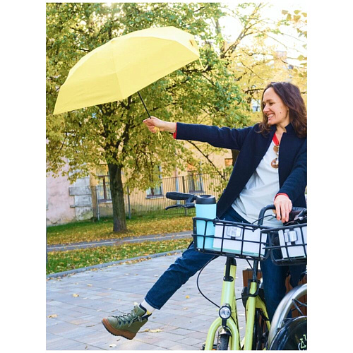 Зонт RoadLike компактный в чехле, желтый