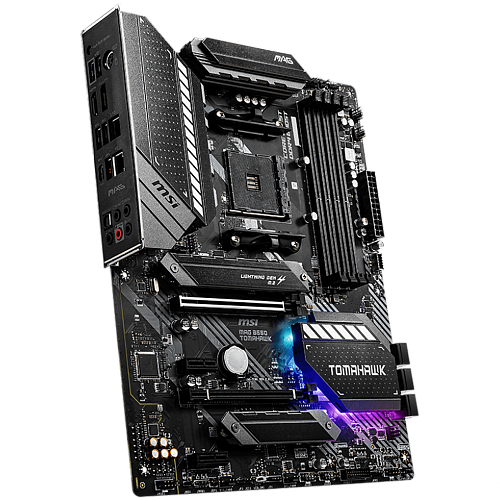 Материнская плата MSI MAG B550 Tomahawk B550 Socket AM4 4xDDR4, 6xSATA3, RAID, 2xM.2, 2xPCI-E16x, 3xUSB3.2, 1xUSB3.2 Type C, DP, HDMI, Glan, ATX