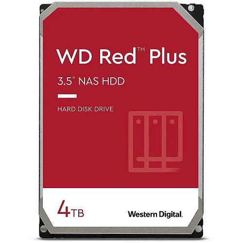 Внутренний жесткий диск 3,5" 4Tb Western Digital (WD40EFPX) 256Mb IntelliPower SATA3 Red Plus