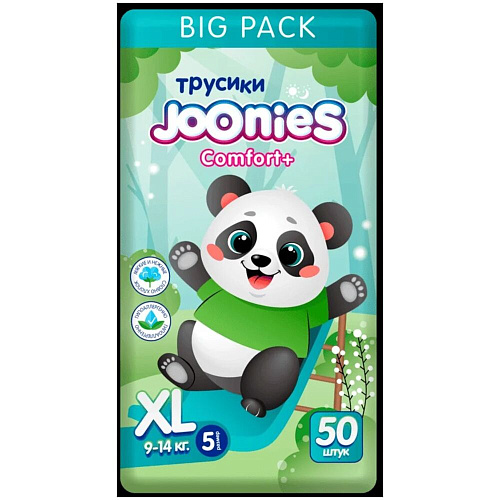 Joonies Трусики Comfort+ BIG PACK, XL (12-17 кг.), 50 шт., 2 упаковки