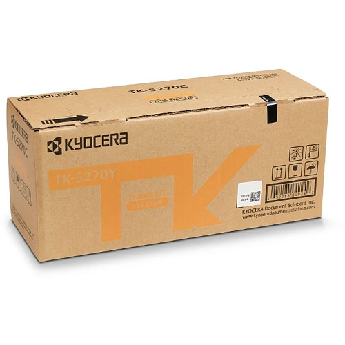 Картридж Kyocera TK-5270Y Yellow для P6230cdn/M6230cidn/M6630cidn (6000стр)