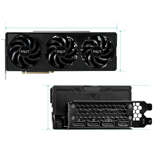 Видеокарта Palit GeForce RTX 4070 Super 12288Mb, JetStream OC 12G (NED407ST19K9-1043J) 1xHDMI, 3xDP, Ret