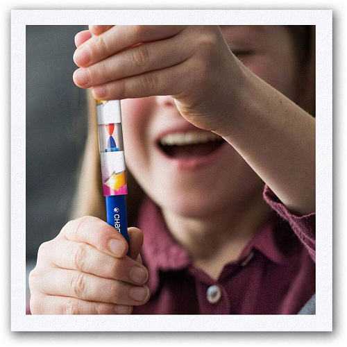 Набор фломастеров-хамелеонов «Blendy pens» (14 шт.) c раскрасками, трафаретами и аэрографом