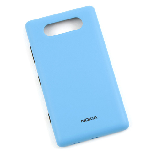 Корпус для Nokia Lumia 820 Nokia CC-3041 с функцией беспроводной зарядки голубой матовый