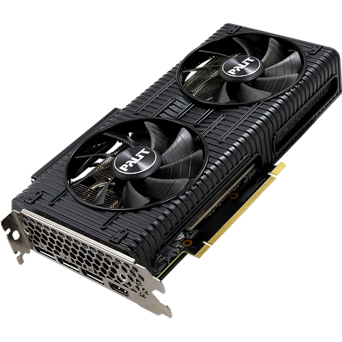Видеокарта Palit GeForce RTX 3060 12288Mb, Dual 12G (NE63060019K9-190AD) 1xHDMI, 3xDP, Ret