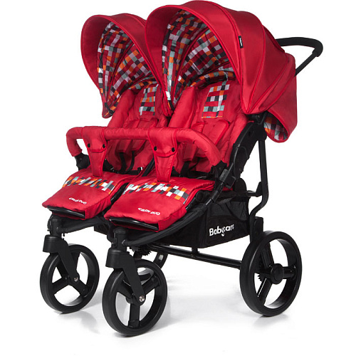 Коляска для двойни Baby Care Cruze Duo red