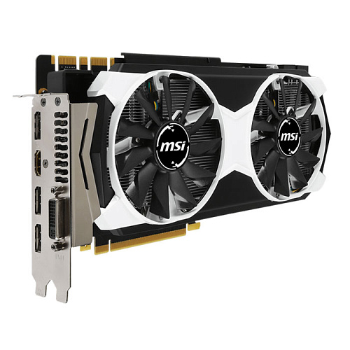 Видеокарта MSI 6144Mb GF GTX 980Ti 6GD5T OC  DVI, HDMI, 3xDP
