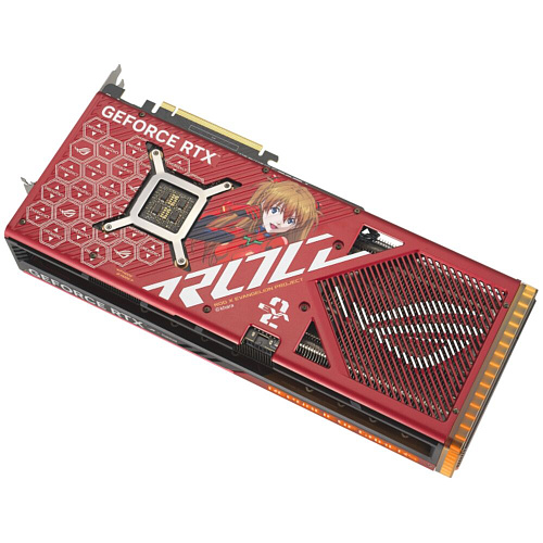 Видеокарта ASUS GeForce RTX 4090 24576Mb, Strix OC EVA-02 24G (ROG-Strix-RTX4090-O24G-EVA-02-Edition) 2xHDMI, 3xDP, Ret