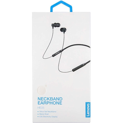 Bluetooth гарнитура Lenovo HE05 Black