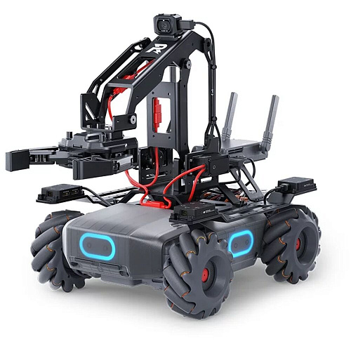 Автономный робот манипулятор с колесами всенаправленного движения DJI Robomaster EP