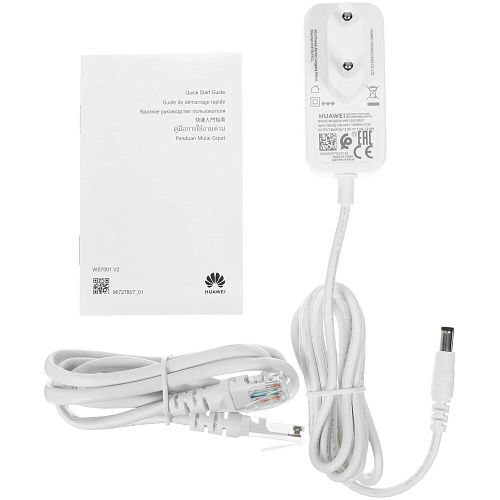 Беспроводной маршрутизатор Huawei AX2 WS7001-22 Wi-Fi 802.11ac, 802.11n, 802.11ax 2.4+5 ГГц 1501 Мбит/с белый