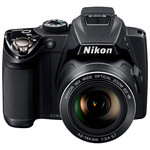 Компактная фотокамера Nikon Coolpix P500 Black (12.2MPx, 36x zoom, 3"LCD, 102Mb, SD/SDHC)