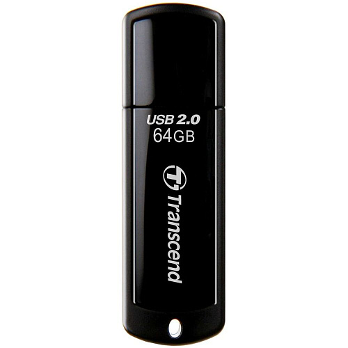 USB Flash накопитель 64GB Transcend JetFlash 350 (TS64GJF350) USB 2.0 Черный