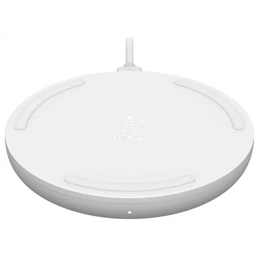 Беспроводная зарядная панель Belkin WIA001vfBK 15Вт + адаптер White