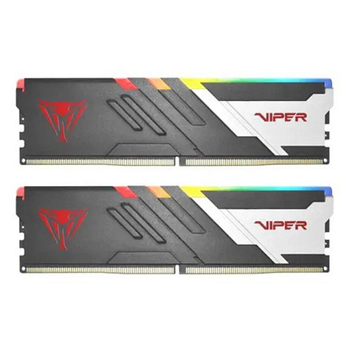 Модуль памяти DIMM 64Gb 2х32Gb DDR5 PC44800 5600MHz Patriot Memory Venom RGB Black (PVVR564G560C40K)