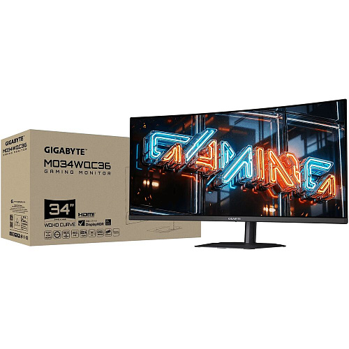 Монитор 34" Gigabyte MO34WQC36 OLED 3440x1440 0.03ms HDMI, DisplayPort, USB Type-C
