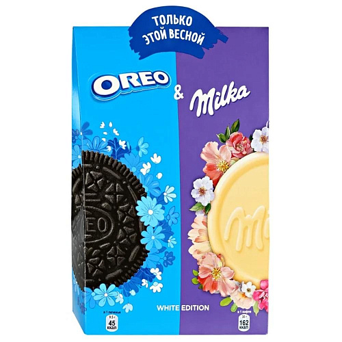 Вафли Milka печенье Oreo с ванильным вкусом 174 г
