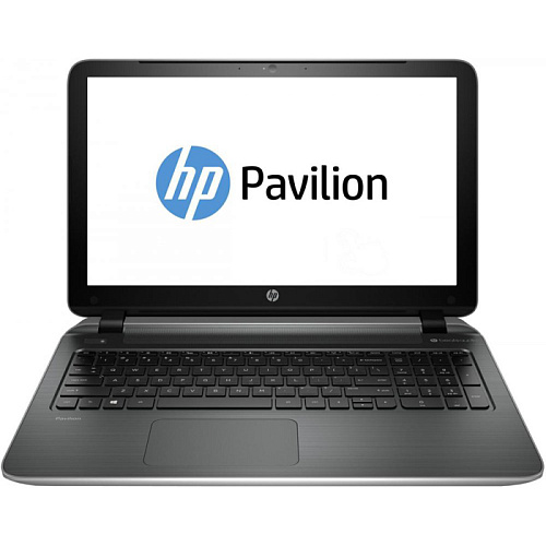 Ноутбук HP Pavilion 15-p002sr A8 6410/4Gb/500Gb/DVD/R5/15.6"/HD/Glare/1366x768/Win 8.1/silver/BT2.1/6c/WiFi/Cam