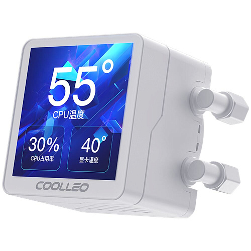 Система водяного охлаждения Coolleo ICE GOD LCD WH 360 ARGB White (ICE-GOD-LCD-WH) S115x/1200/1700/1851, AM4/AM5