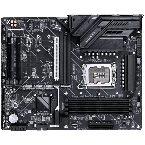 Материнская плата Gigabyte Z890 D Plus Z890 Soc-1851 4xDDR5, 4xSATA3, RAID, 4хM.2, 3xPCI-E16x, 5xUSB3.2, 1xUSB3.2 Type C, DP, 2.5Glan, ATX