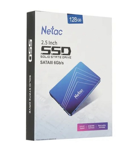 Внутренний SSD-накопитель 128Gb Netac N600S NT01N600S-128G-S3X SATA3 2.5" 